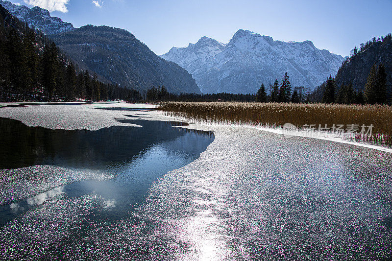 Almsee Grünau im Almtal Salzkammergut